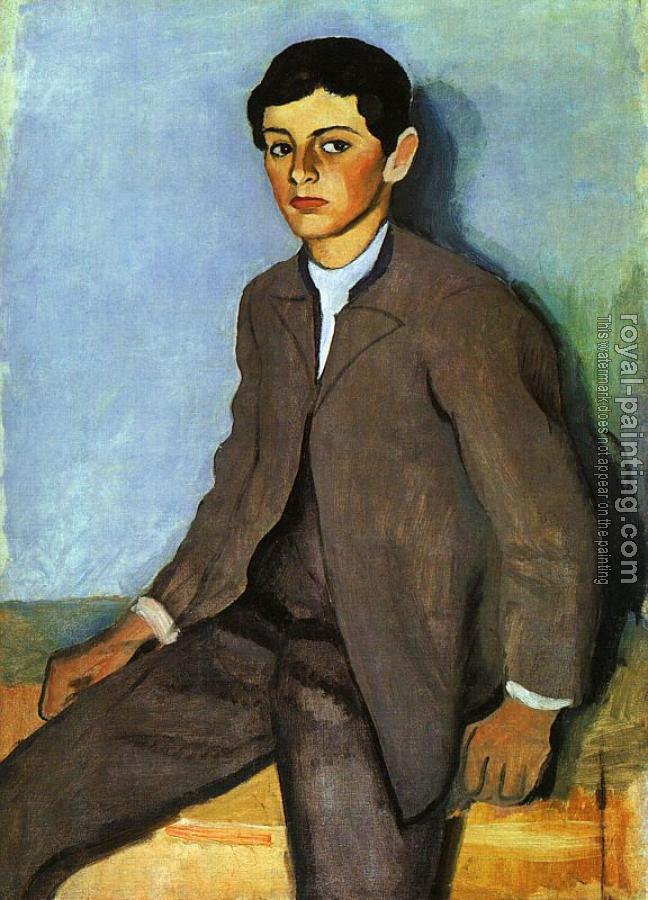 August Macke : Farmboy from Tegernsee August Macke : Farmboy from Tegernsee